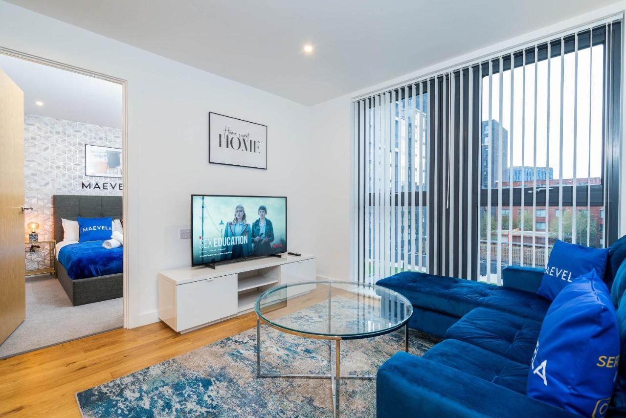 Maevela Apartments - Luxury Broad St Apartment - 2 Bed, 2 Bath - City Centre/Cube/Mailbox - With Underground Parking ✓- L Shape Sofa, Large 50 Inch Smart Tv With Free Netflix & Wifi Бирмингем Экстерьер фото