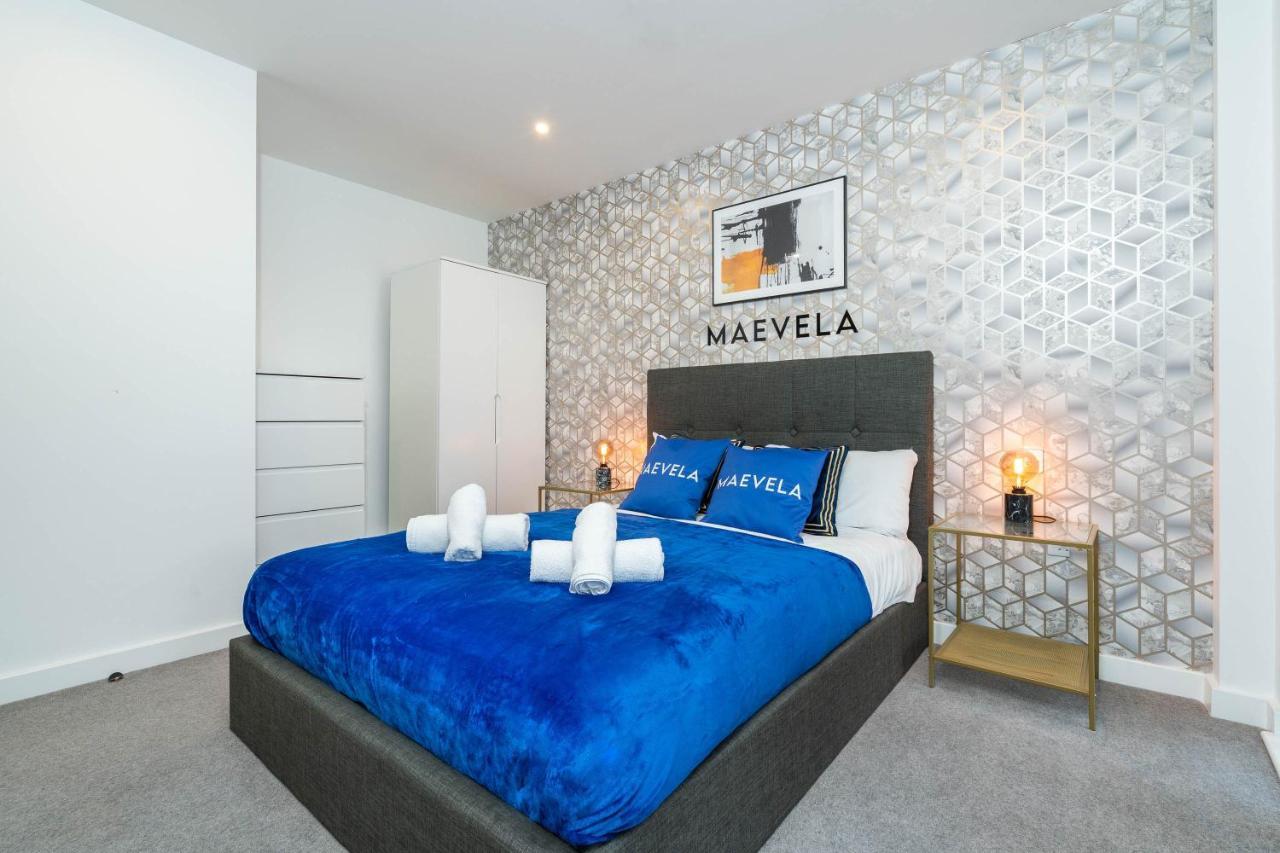 Maevela Apartments - Luxury Broad St Apartment - 2 Bed, 2 Bath - City Centre/Cube/Mailbox - With Underground Parking ✓- L Shape Sofa, Large 50 Inch Smart Tv With Free Netflix & Wifi Бирмингем Экстерьер фото